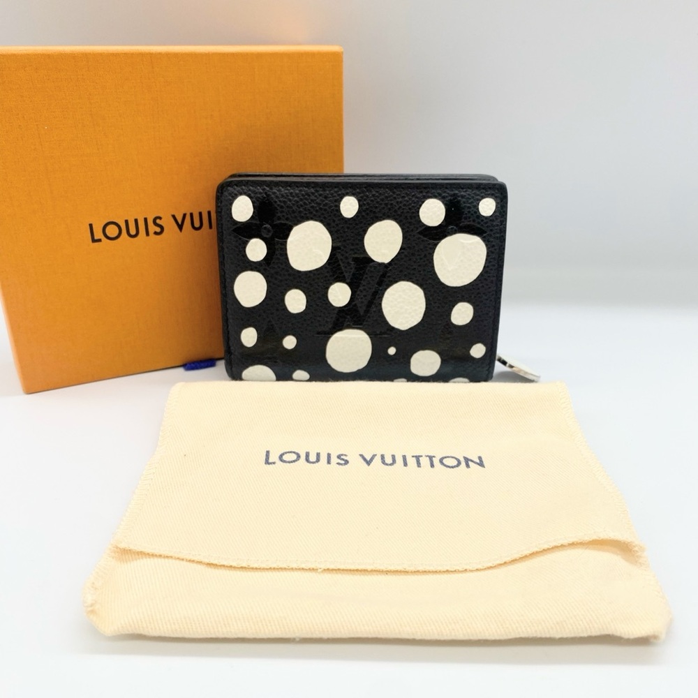 Louis Vuitton x Yayoi Kusama Limited Ed. Monogram Empreinte Portefeuille Claire
